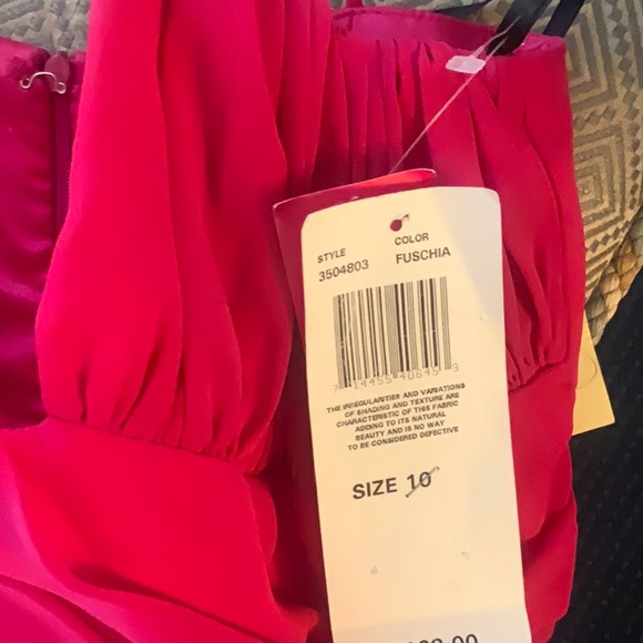 BEAUTIFUL FUSCHIA DRESS SIZE 10 MOLLY & JACK NWT 170 - Picture 7 of 10
